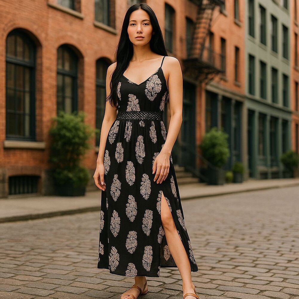 END OF SEASON SALE❗️》🖤 2 For $25 BOHO 👑 Printed Racer Back Maxi